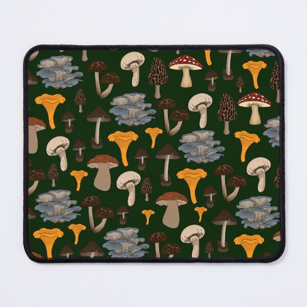 Item preview, Green mushroom pattern designed and sold by Designsbyleahhh.