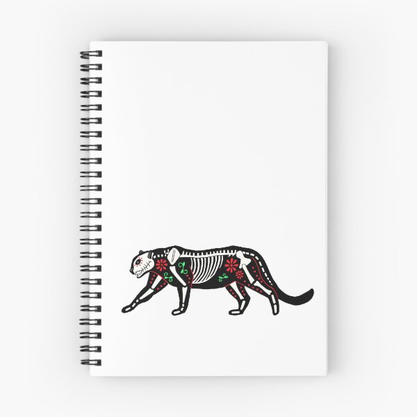 Item preview, Day of the Dead Panther Die Cut designed and sold by JoyousArt4u.