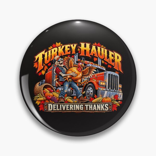 Item preview, Thanksgiving Skeleton Trucker - Turkey Hauler designed and sold by NomadForge.