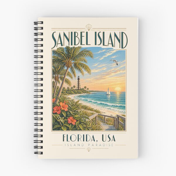 Item preview, Sanibel Island, Florida, USA [Travel Poster Art] designed and sold by elektronen.