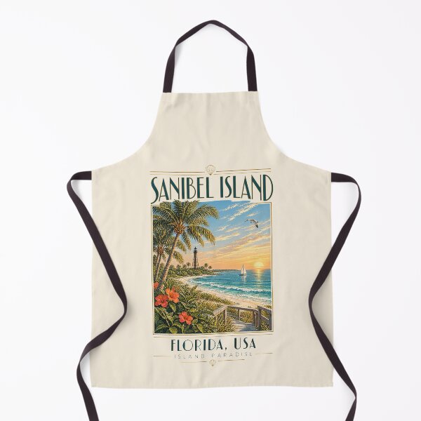 Item preview, Sanibel Island, Florida, USA [Travel Poster Art] designed and sold by elektronen.