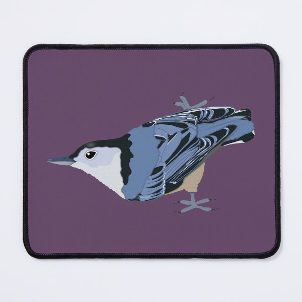 Item preview, White Breasted Nuthatch Climbing designed and sold by BDBirds.