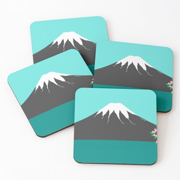 Item preview, Minimalist Mount Fuji with Cherry Blossom designed and sold by ArtisticJump.