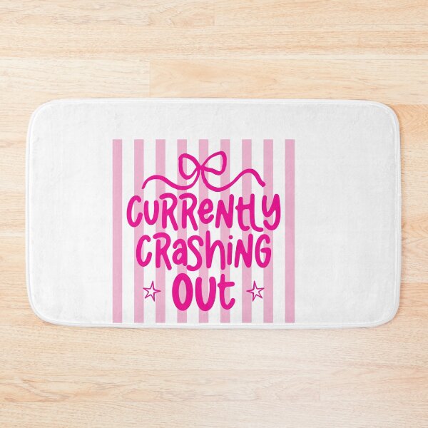 Item preview, Currently Crashing Out Funny Burnout Quote designed and sold by LASTIQUE-dd.