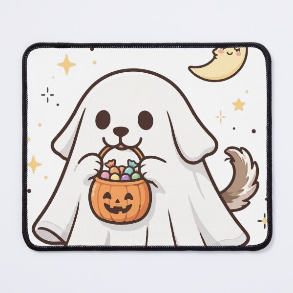 Item preview, Ghost Dog Shirt — Cute Spooky Puppy Halloween Tee designed and sold by unthinkabletees.