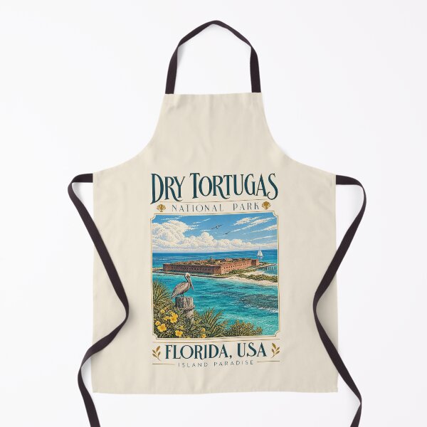 Item preview, Dry Tortugas National Park, Florida, USA [Vintage Illustration] designed and sold by elektronen.