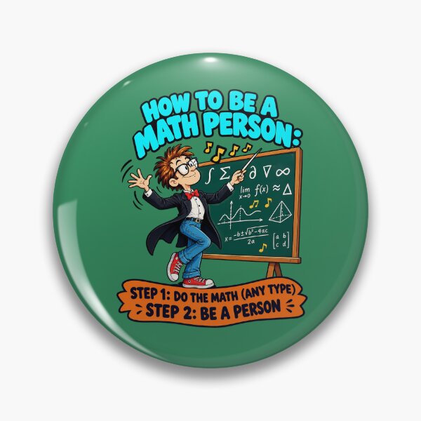 Item preview, How to Be a Math Person, Funny Math Teacher. designed and sold by Endless7Art.