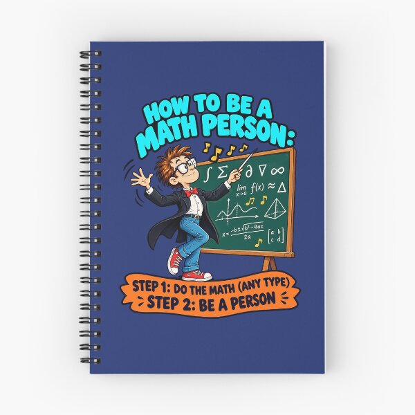 Item preview, How to Be a Math Person, Funny Math Teacher. designed and sold by Endless7Art.