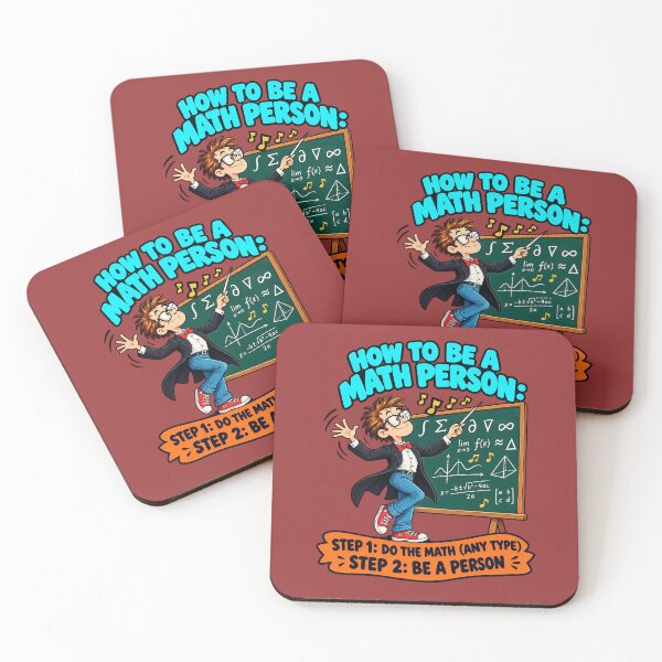 Item preview, How to Be a Math Person, Funny Math Teacher. designed and sold by Endless7Art.