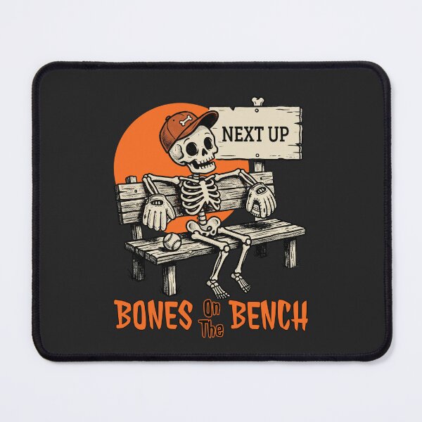 Item preview, Halloween Baseball Skeleton – Bones on the Bench designed and sold by MASMUS27.