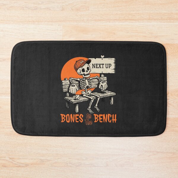 Item preview, Halloween Baseball Skeleton – Bones on the Bench designed and sold by MASMUS27.