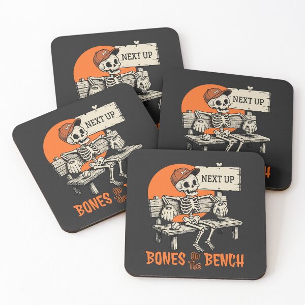 Item preview, Halloween Baseball Skeleton – Bones on the Bench designed and sold by MASMUS27.
