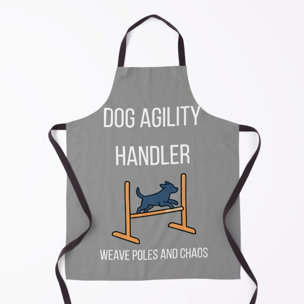 Item preview, dog agility handler weave poles and chaos shirt – heartfelt dog agility handler pet lover gift designed and sold by Zyvora-merch.