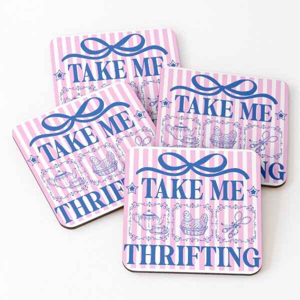 Item preview, Take Me Thrifting Vintage Shopping Bow Design designed and sold by LASTIQUE-dd.