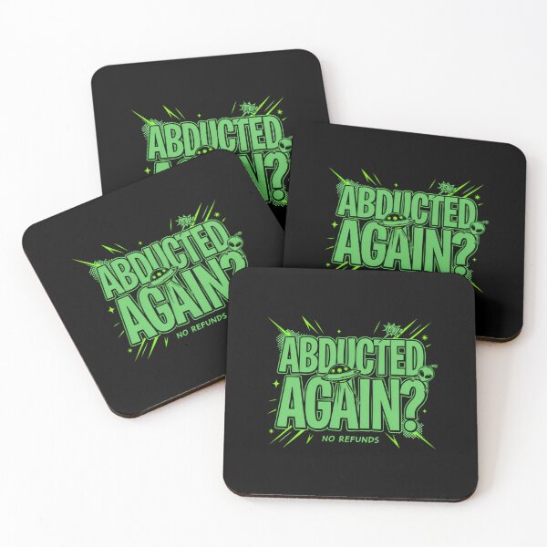 Item preview, Abducted Again UFO Sci Fi Alien Humor designed and sold by Enea Kelo.