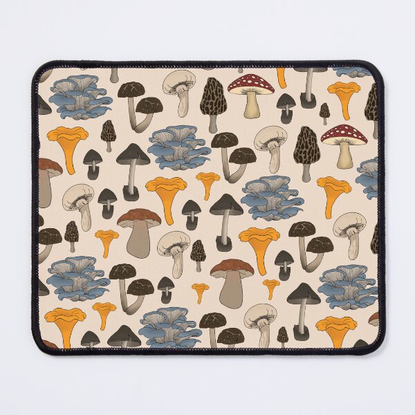 Item preview, Beige mushroom pattern designed and sold by Designsbyleahhh.