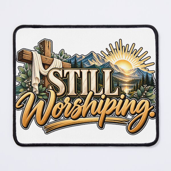 Item preview, Still Worshiping | Christian Worship & Faith Design designed and sold by ThinkOnThis.