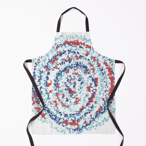 Item preview, Red & Navy Flow Spiral No. 5 - Dotted Spiral Art designed and sold by iampaulmorris.