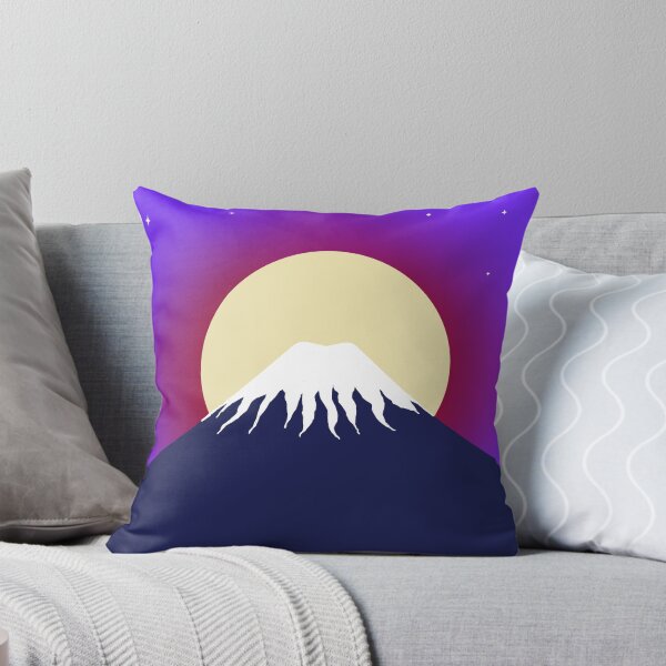 Item preview, Mount Fuji under Big Full Moon designed and sold by ArtisticJump.