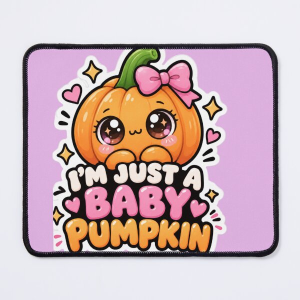 Item preview, Cute Baby Pumpkin Pink Bow Halloween designed and sold by Artistprinter.