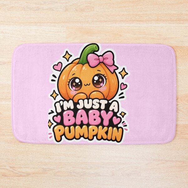 Item preview, Cute Baby Pumpkin Pink Bow Halloween designed and sold by Artistprinter.