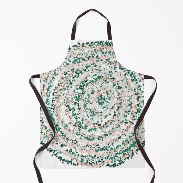 Item preview, Green & Cream Flow Spiral No. 8 - Dotted Spiral Art designed and sold by iampaulmorris.