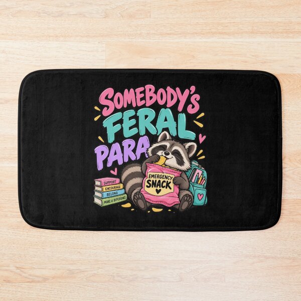 Item preview, Somebody’s Feral Para Paraprofessional Funny Raccoon Meme designed and sold by DarkRelicStudio.