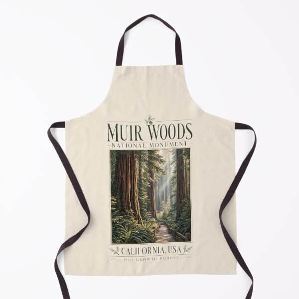Item preview, Muir Woods National Monument, California, USA [Vintage Illustration] designed and sold by elektronen.