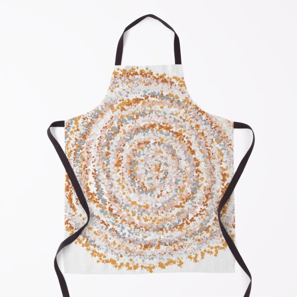 Item preview, Apricot & Cream Flow Spiral No. 9 - Dotted Spiral Art designed and sold by iampaulmorris.