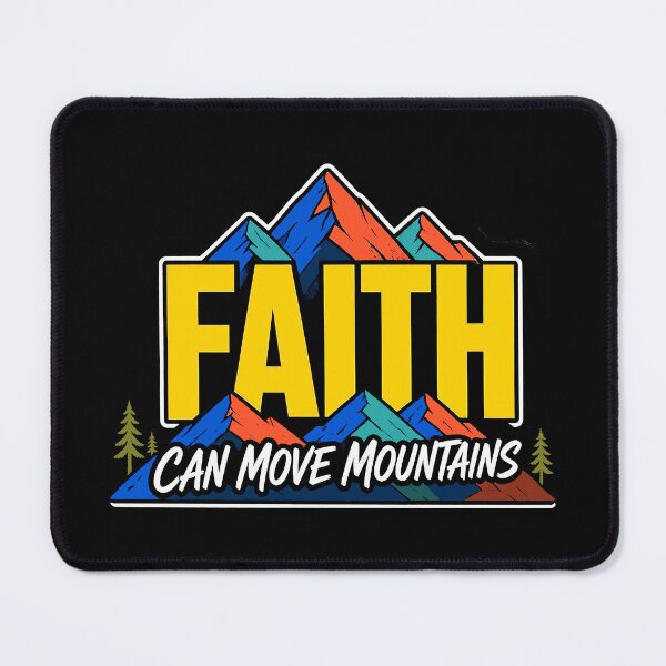 Item preview, Matthew 17:20 Faith Can Move Mountains designed and sold by plushism.