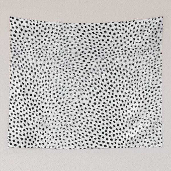 Item preview, Minimalist Stippled Black Dot Gradient Pattern designed and sold by Piotrek0001.
