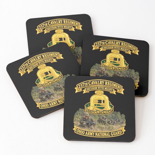 Item preview, Army - 237th Cavalry Insignia - DUI - Banners - Ohio Army National Guard - w Scene - 3D - Enhanced designed and sold by Military Insignia Products.