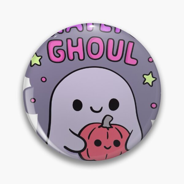Item preview, Grateful Ghoul Cute Halloween Ghost Holding Pumpkin    designed and sold by JossDesign15.
