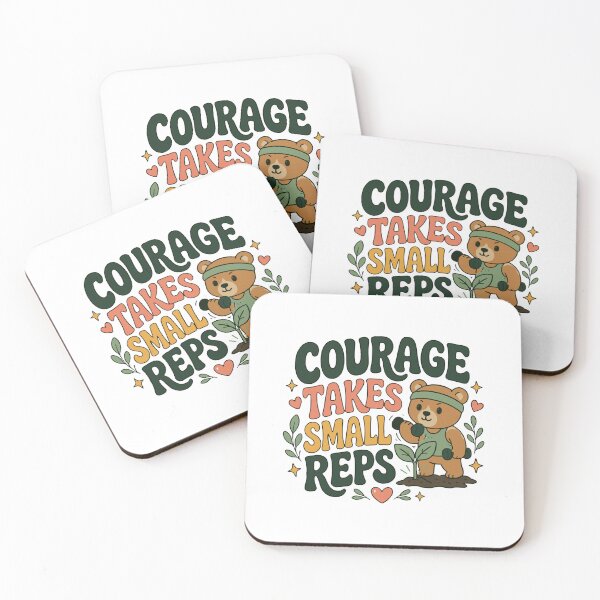 Item preview, Courage Takes Small Reps Bear designed and sold by Akioos.