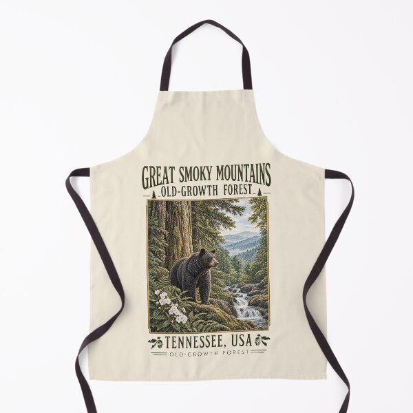 Item preview, Great Smoky Mountains Old-Growth Forest, Tennessee, USA [Vintage Illustration] designed and sold by elektronen.