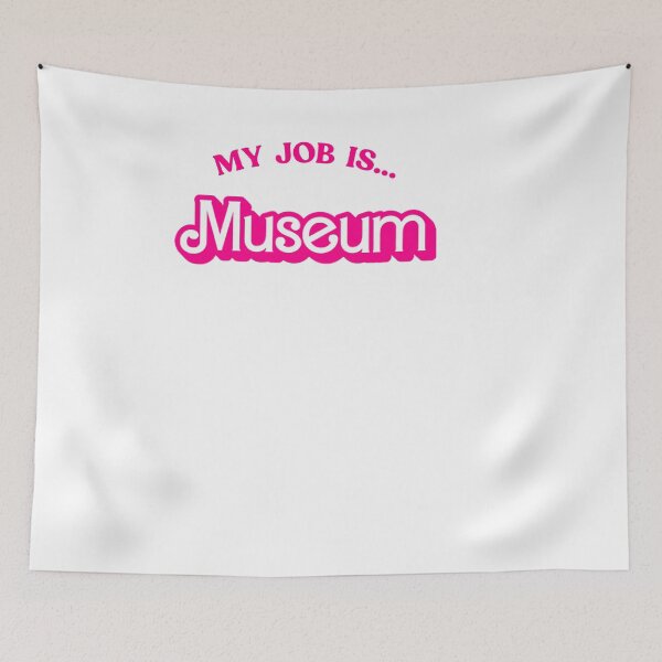 Item preview, My Job Is Museum Funny Career Quote designed and sold by LASTIQUE-dd.