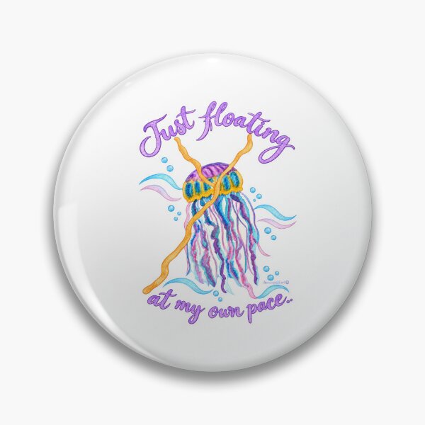 Item preview, Just Floating Jellyfish – Kintsugi Ocean Art designed and sold by newsuept25.art.