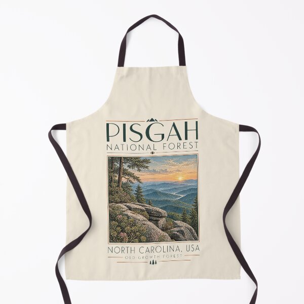 Item preview, PISGAH NATIONAL FOREST, North Carolina, USA [Vintage Illustration] designed and sold by elektronen.