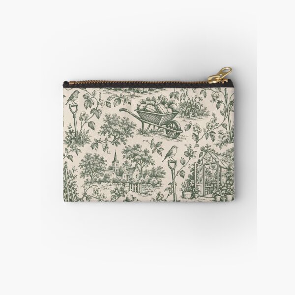 Item preview, Gardening Club Toile Seamless Pattern | Vintage Vegetable Garden Toile de Jouy designed and sold by StickyGuys.