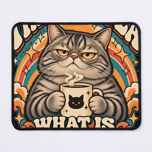 Item preview, Grumpy Cat Coffee - Retro Vintage designed and sold by Feral Feline.