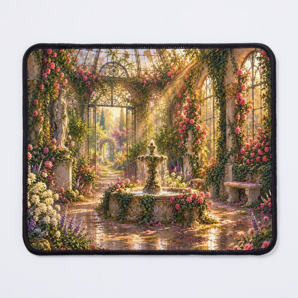 Item preview, Abandoned orangery in a frenzy of blossoms designed and sold by _ARLUNA_.
