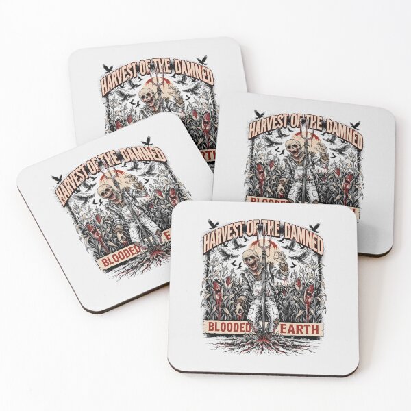 Item preview, Harvest Of The Damned Scarecrow Horror Cornfield designed and sold by Enea Kelo.