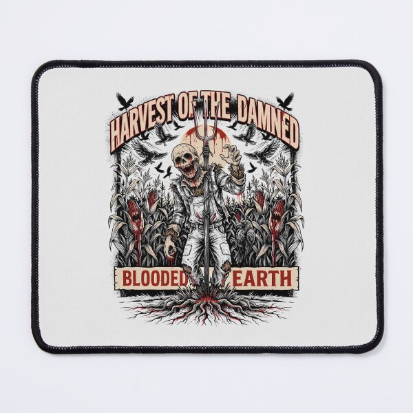 Item preview, Harvest Of The Damned Scarecrow Horror Cornfield designed and sold by Enea Kelo.