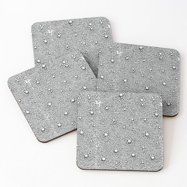Item preview, Silver Pearl Bubble Granular Surface Art designed and sold by Piotrek0001.