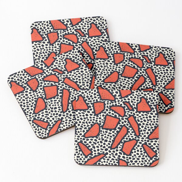 Item preview, Modern Terrazzo Mosaic with Orange Accents designed and sold by Piotrek0001.