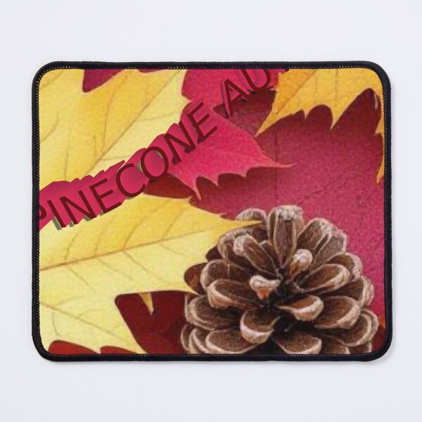 Item preview, Cozy Autumn Pinecones And Fall Leaves Pattern designed and sold by hepopatterns.