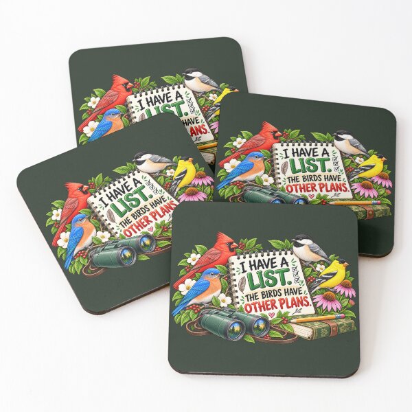 Item preview, I Have a List The Birds Have Other Plans – Funny Birdwatching Design designed and sold by astersgraphics.