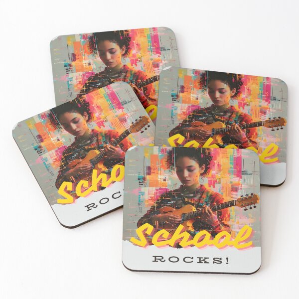 Item preview, School Rocks Guitar Back to School Music designed and sold by  MAD's Recreation Studio.