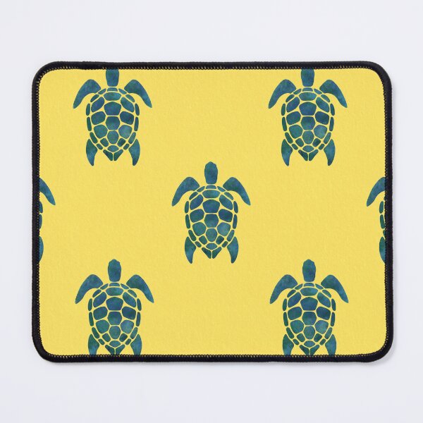 Item preview, Turtles pattern yellow designed and sold by Ana Gorozpe.