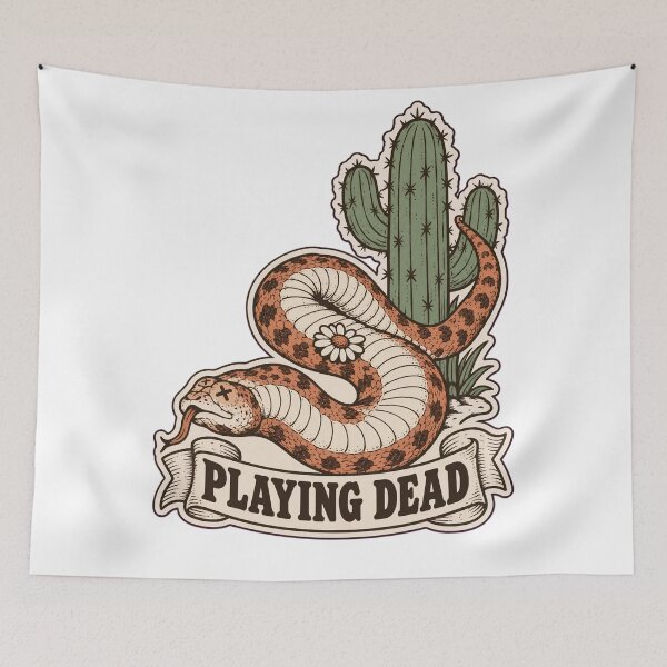Item preview, Hognose Snake Playing Dead | Funny Dramatic Reptile Lover Snake Art designed and sold by StickyGuys.